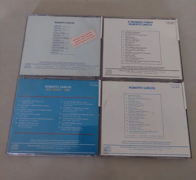 Cd Roberto Carlos lote 4 cds originais de tiragens raras - Foto 2