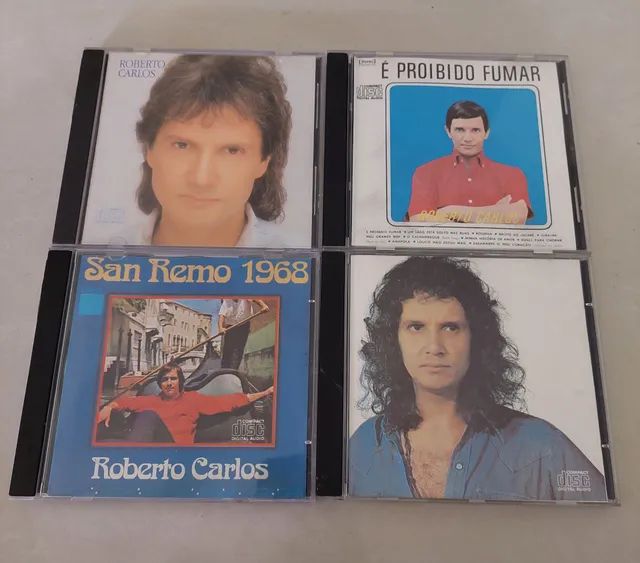 Cd Roberto Carlos lote 4 cds originais de tiragens raras