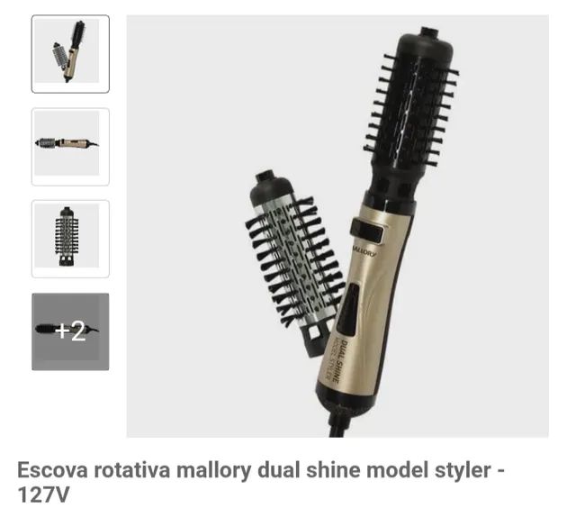Escova rotativa Mallory dual shine 110v
