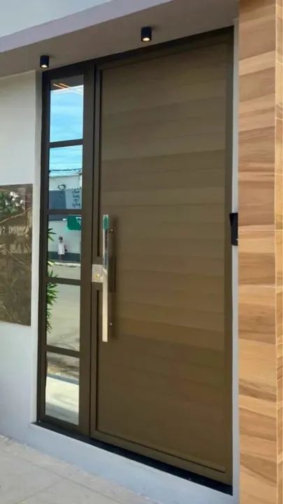 Lindas portas em alumínio com vidro. Modelos diferenciados. - Foto 6