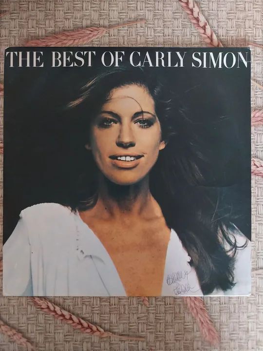 Disco de Vinil - discos de vinil 2 discos da cantora Carly Simon os dois por 60 reais 