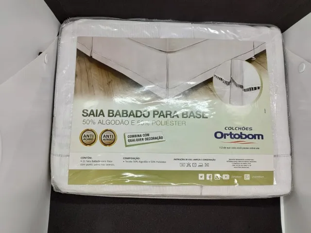 Saia Babado para Base 0,30x1,90x0,90 - Ortobom