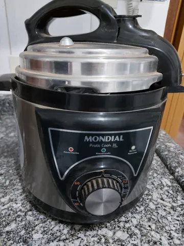 Panela de Pressão Elétrica Mondial 3 Litros Pratic Cook Pe-47-3L-i