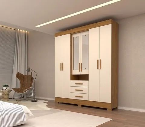 Guarda Roupa 6 Portas Debora, 100% MDF - ACP Moveis - Foto 4