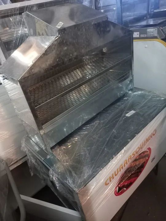 Carrinho para Churrasquinho a Carvão Completo  - Foto 2