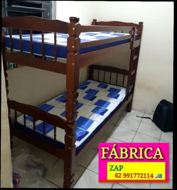 Beliche auxiliar 3 colchões Frete e montagem GRÁTIS  - Foto 5