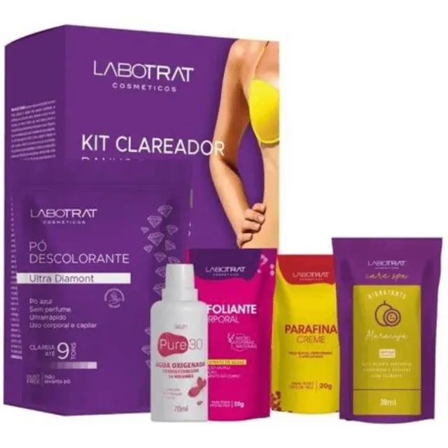 Kit Clareador Banho De Lua Labotrat 5 Itens