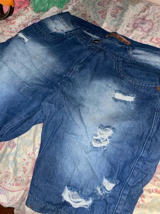 SHORT JEANS RASGADO - Foto 2