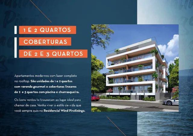 Condomínio Wind Piratininga - Cobertura 2 quartos perto da Praia ! - Foto 5