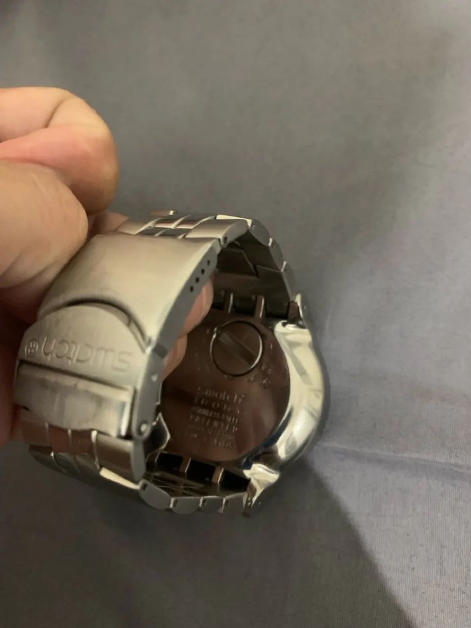 Raro Swatch Wealthy Star 007 James Bond Irony The Chrono XL 47MM YOS401G SuÍço - Foto 3