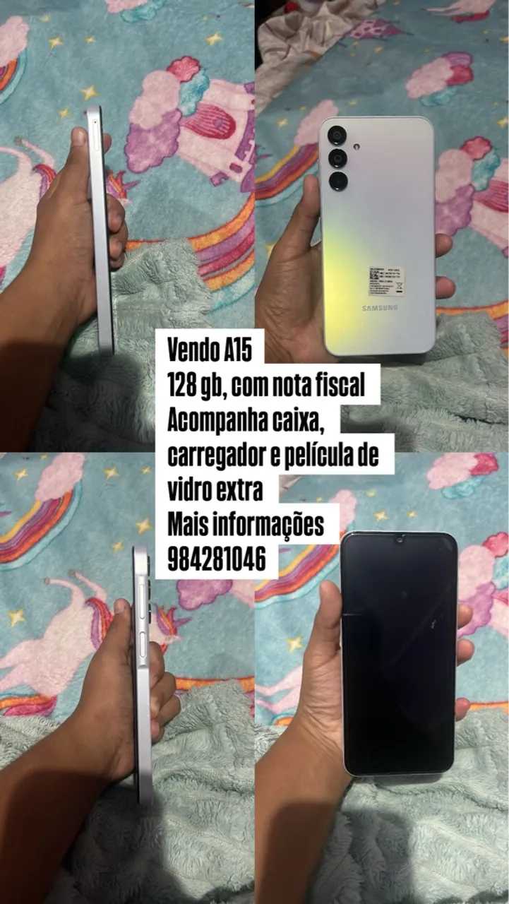 Samsung A15 128GB com nota fiscal