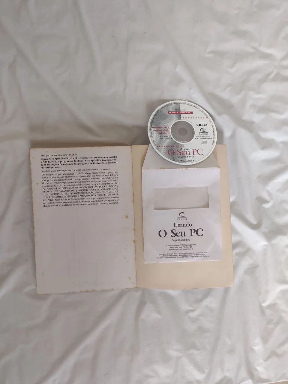Livro "Usando o seu PC" - editora Campus - 1997 - 500 páginas e com CD - Foto 5