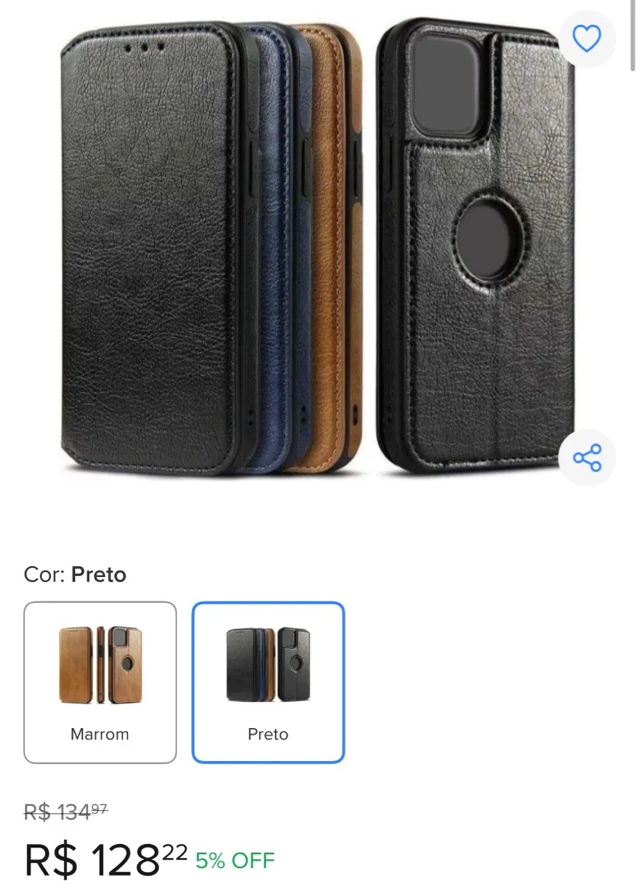 Capas Carteira para IPhone 15 Pro Max