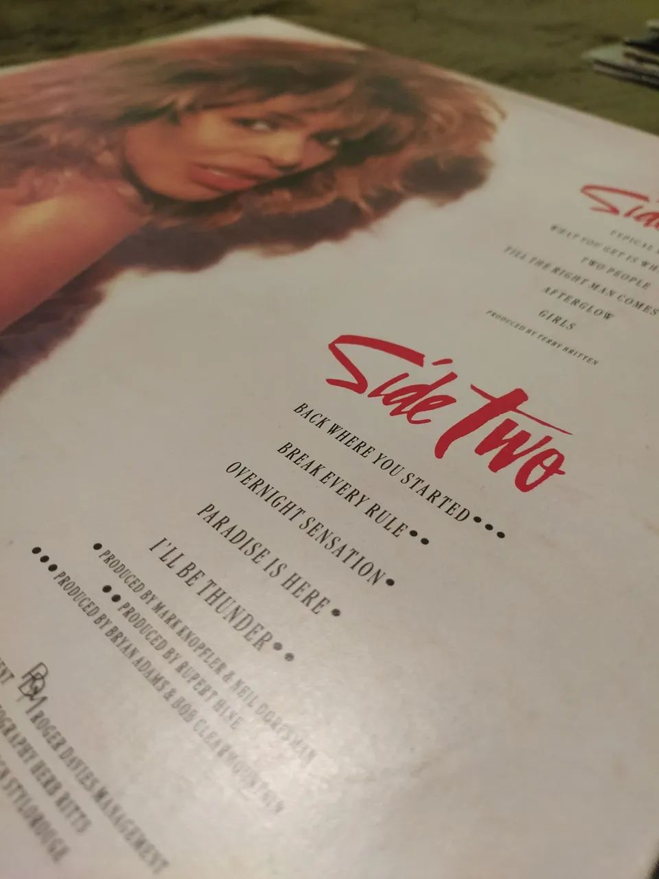 Vinil: TINA TUNNER / BREAK EVERY RULE. - Foto 2