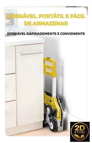 CARRINHO DE CARGA DOBRÁVEL BOM-2862  - Foto 3