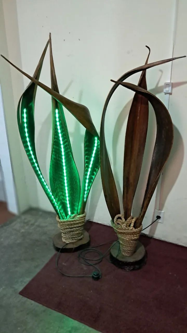 Decoração com folha de coqueiro seca  - Foto 5