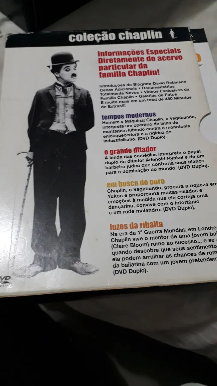 Coleção Chaplin - Volume 1 - DVDs - Foto 3