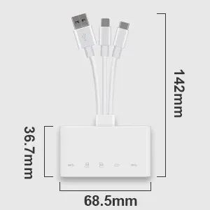 Adaptador Leitor de Cartão SD/TF USB-C/Lightning/USB - Foto 5