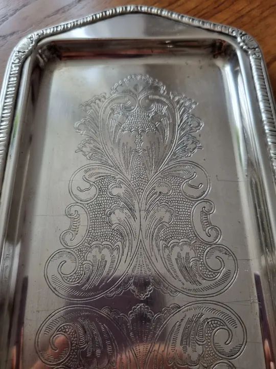 Bandeja de servir em prata - Foto 3