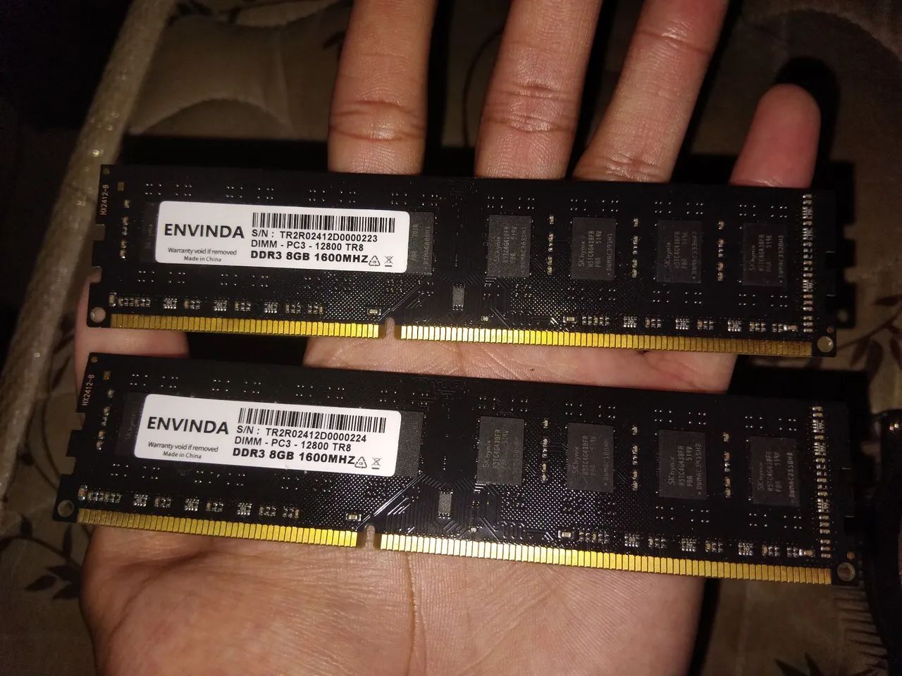 16Gb DDR3 1600Mhz RAM Memory64308141092867120