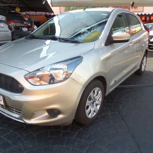 Ford KÁ SE Hacth 1.0 Flex 2015 Completo, Airbag, Abs, Som, Alarme, U.dono, Prata