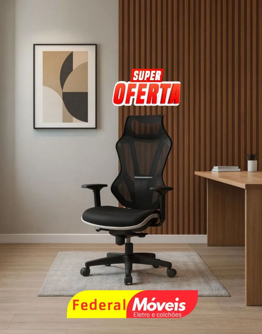 Cadeira Giratória Gamer Vizon Giratória - Perfeita para performance e bem-estar!