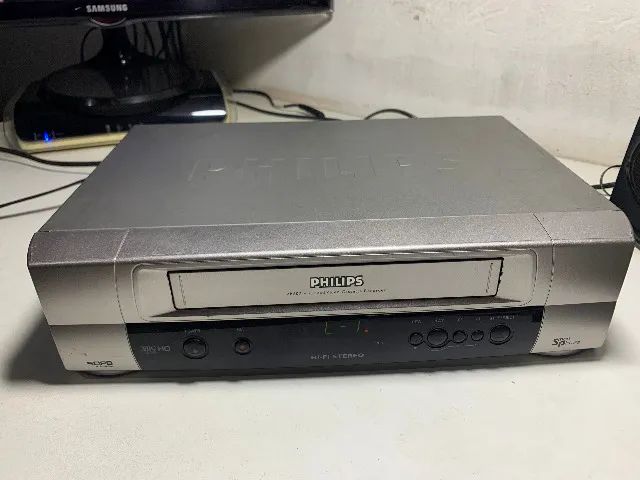 Vídeo cassete Philips VR607 Hi-Fi 6 Cabeças