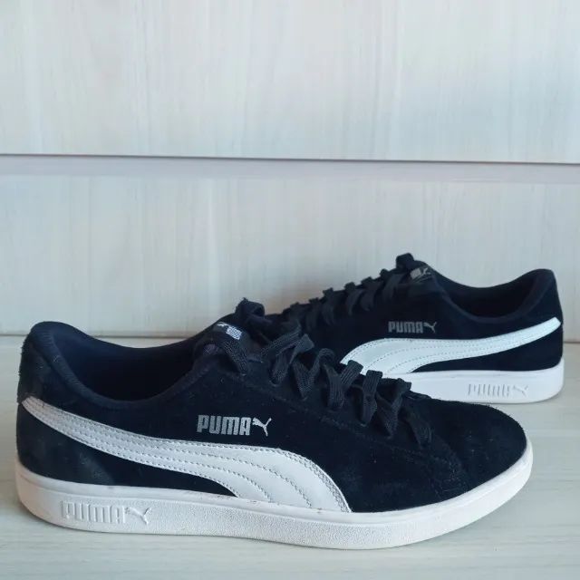 Tênis Puma Smash V2 o Clássico  todo   Original pouco uso  número 41   Calçado em ótimo es