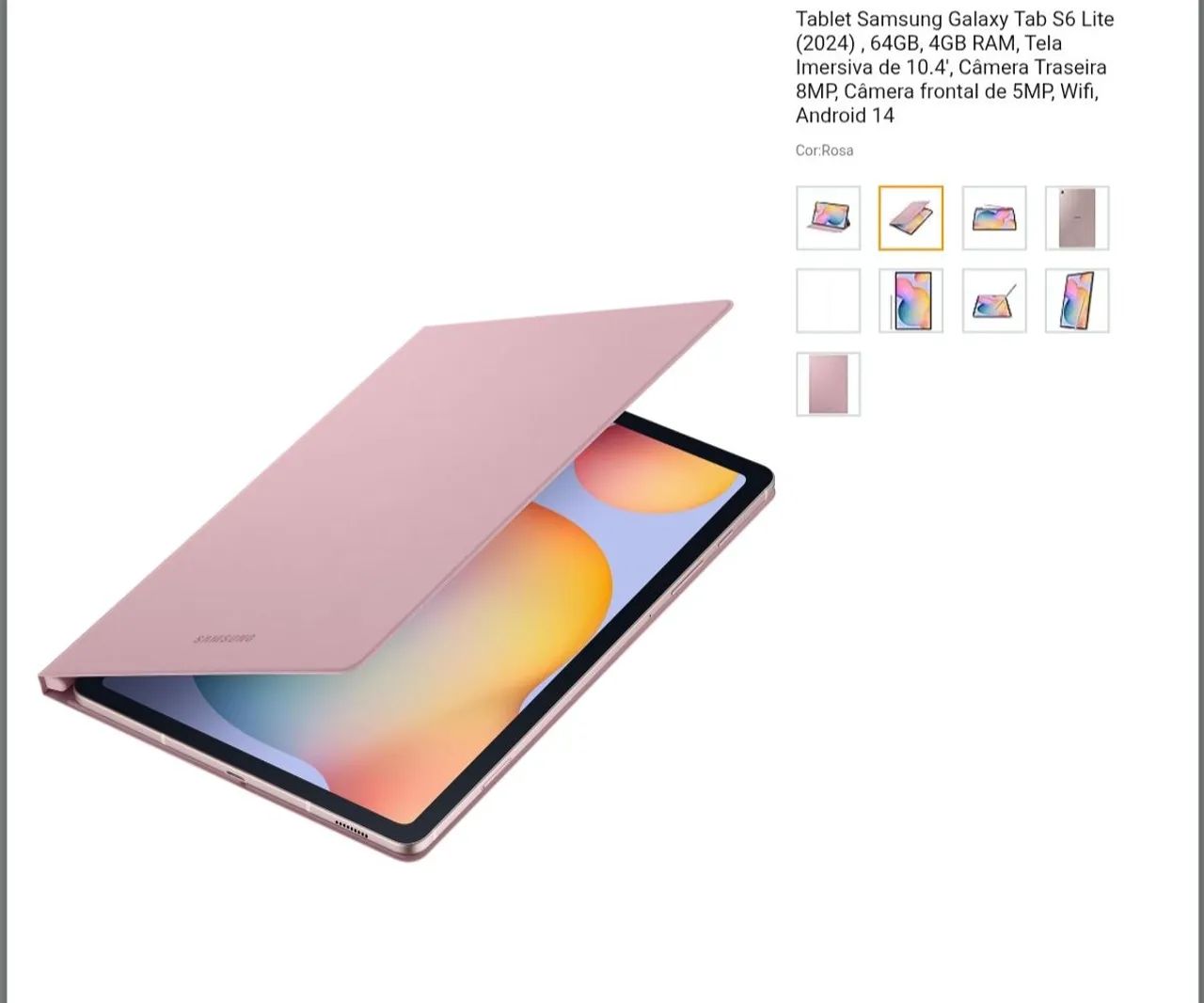 Tablet Samsung galaxy tab s6 lite