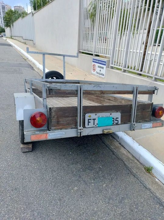 Carretinha reboque para transporte de carga - Foto 4