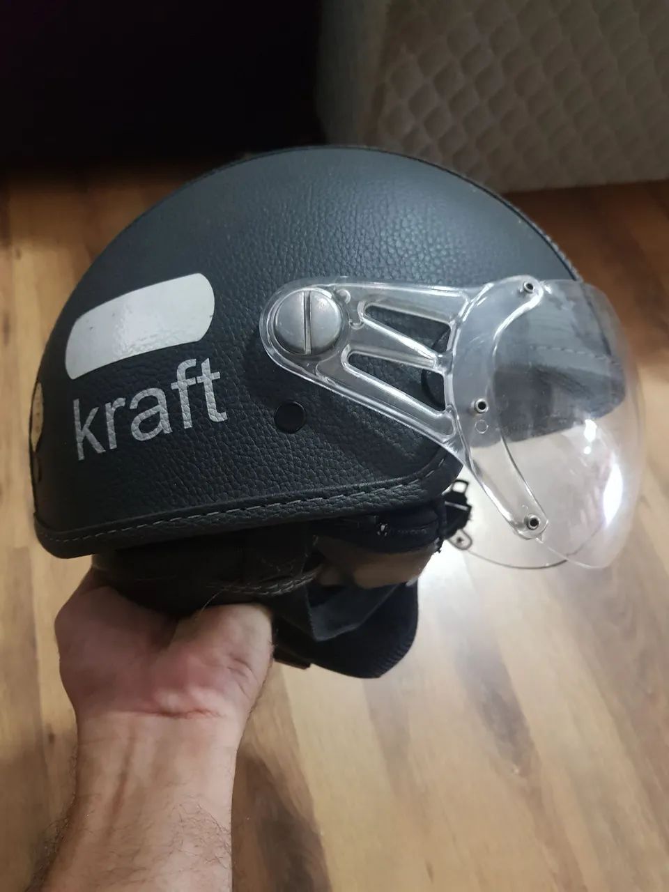 Capacete Kraft preto - Foto 3