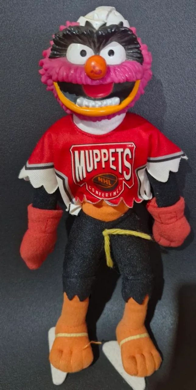Boneco Os Muppets Nhl Mcdonald's 1995 32cm.