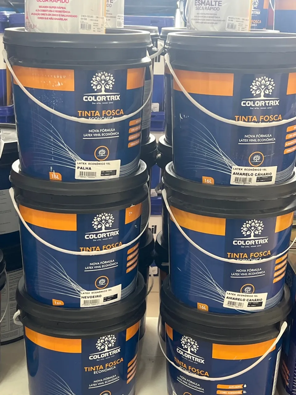 Tinta acrílica fosca 16l na Cuiabá tintas