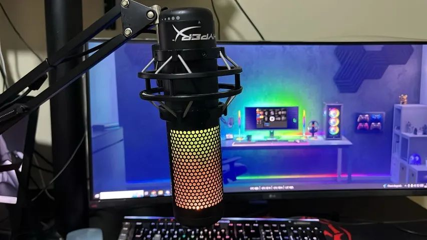Microfone Gamer HyperX QuadCast S Podcast - Foto 3