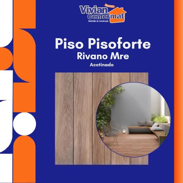 Piso Cerâmico Rivano Mre 50x50cm A Pisoforte
