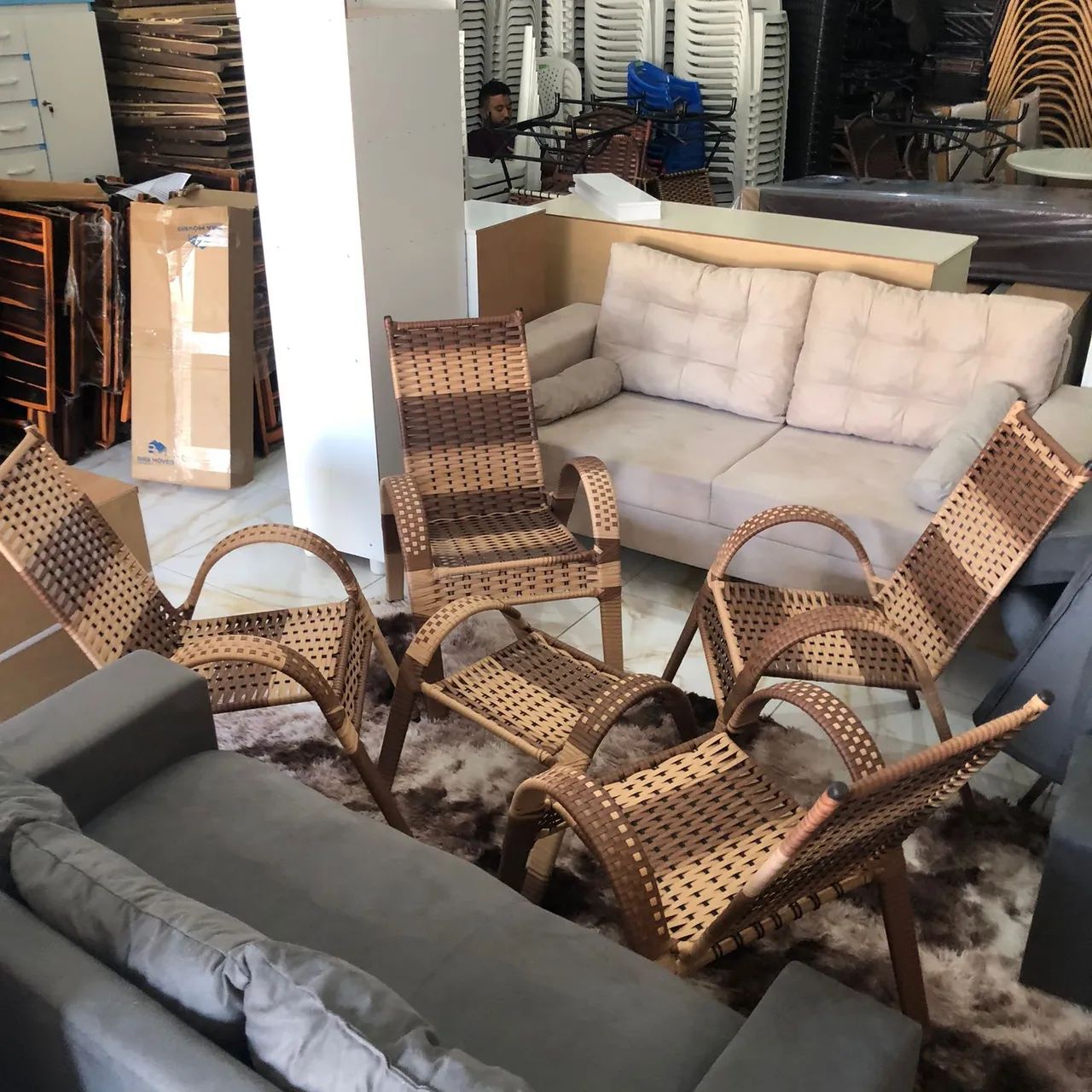 Conjunto de área 5 peças - Entrega Imediata  - Foto 4