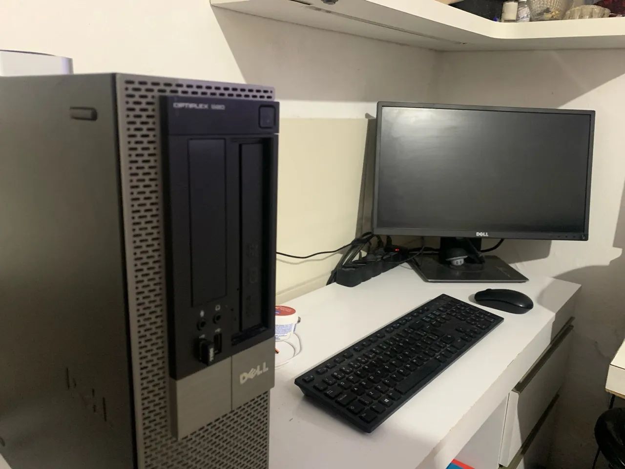 DESKTOP DELL COMPLETO - MONITOR, MOUSE E TECLADO SEM FIO