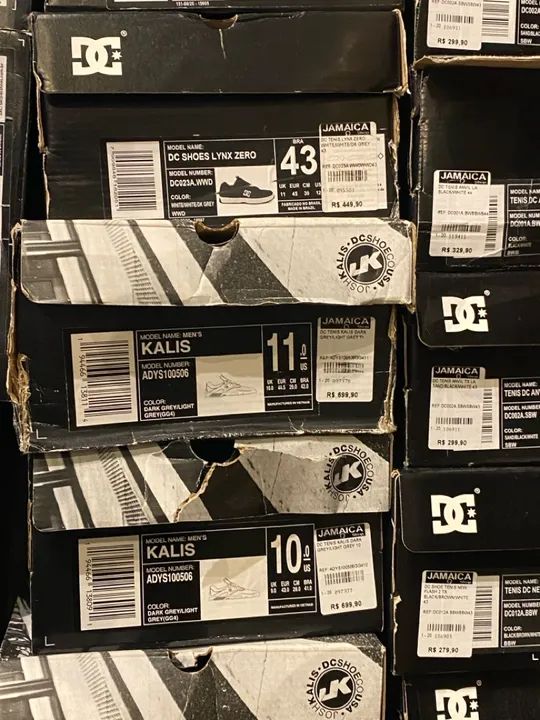 Tênis DC Shoes Kalis Preto - Foto 6