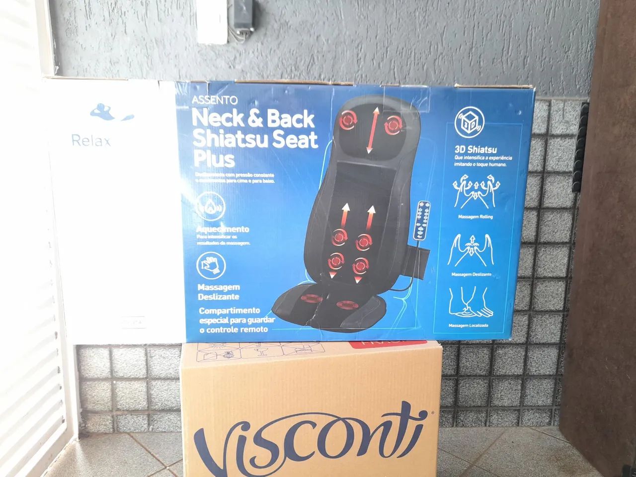 Oportunidade ! Neck and Back Shiatsu Seat ! - Foto 3
