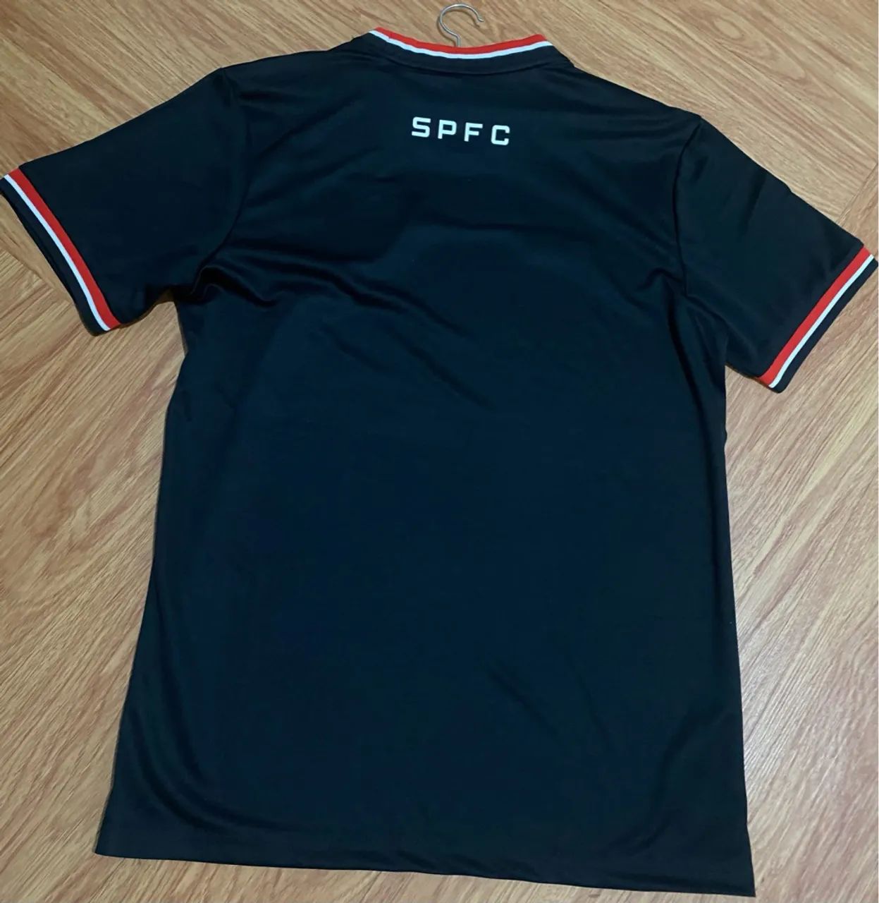 Camisa do São Paulo FC Preta retrô Roupas Esportivas Vila