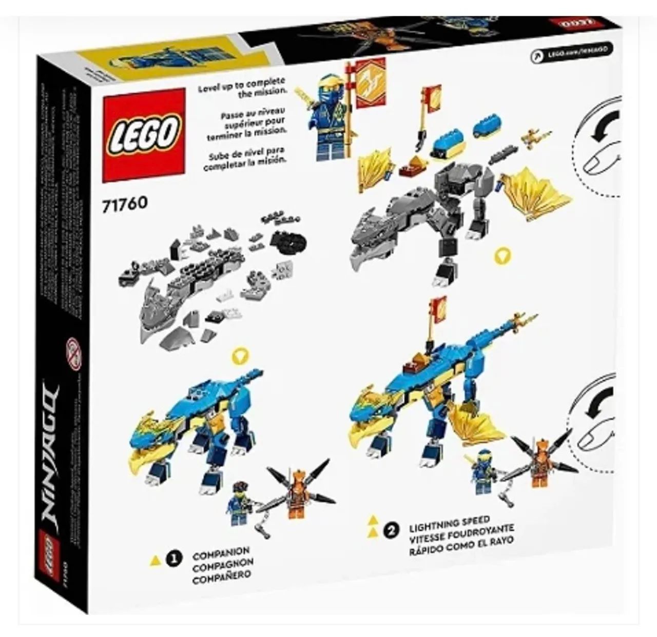 Lego Ninjago 71760 - Jays Thunder Dragon Evo - Novo - Hobbies e