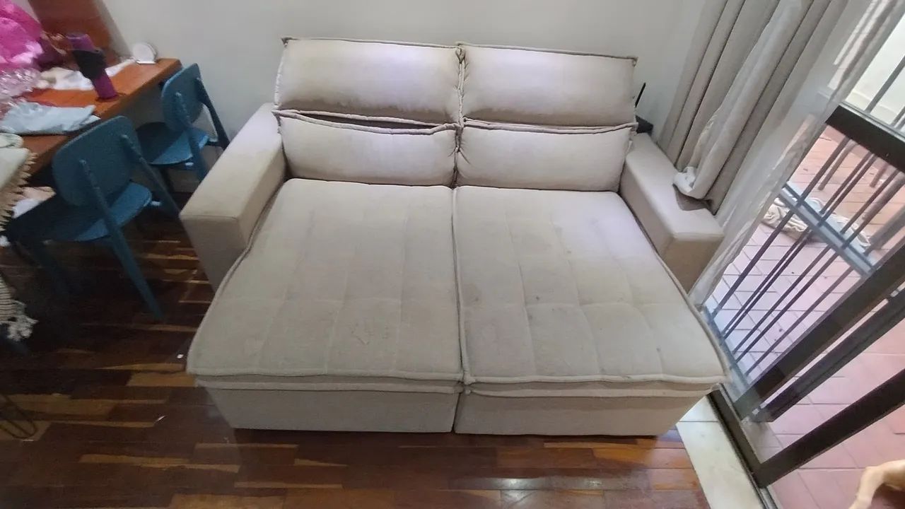 Sofá retrátil 3 lugares - Foto 4