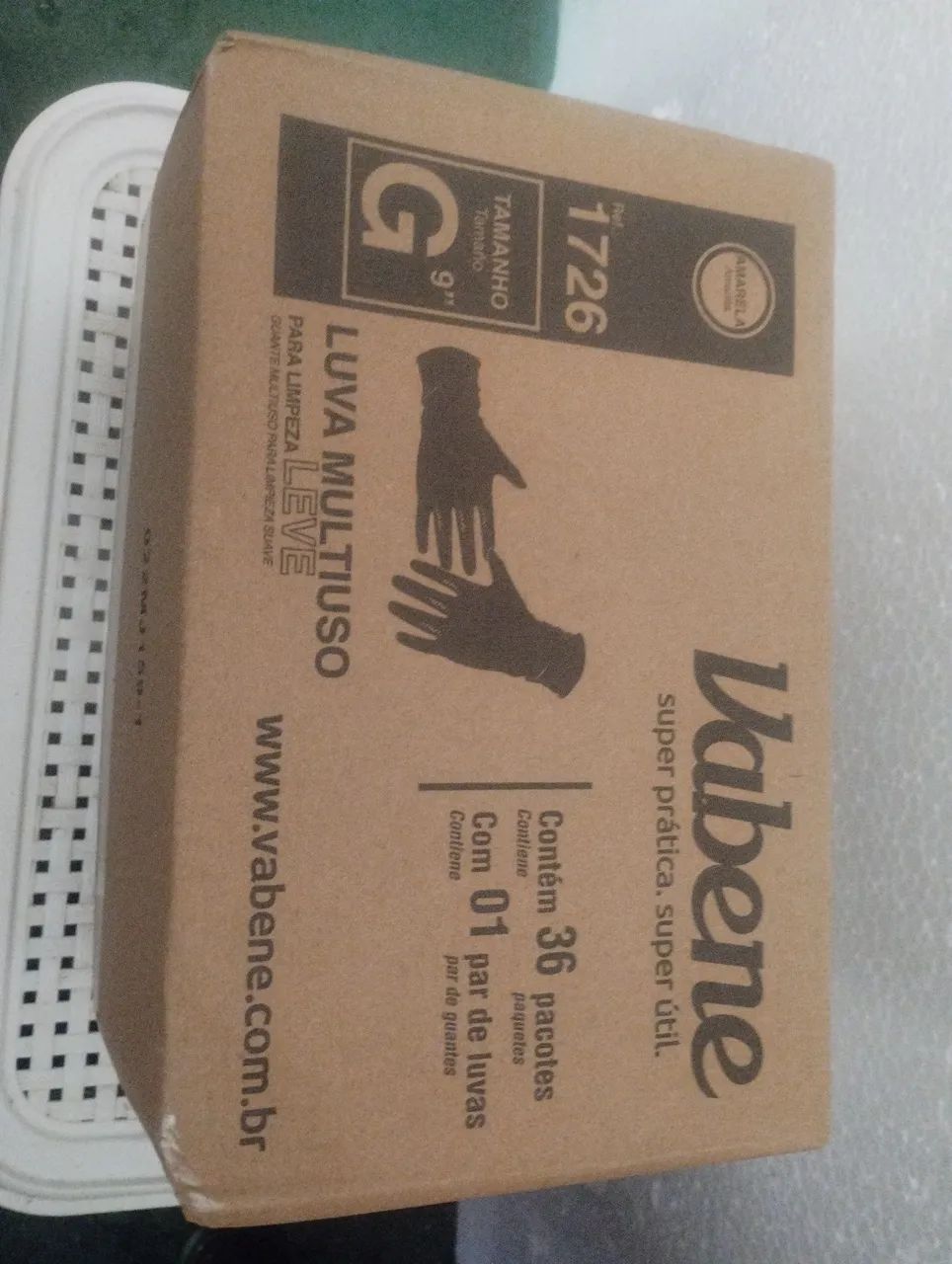 Luvas de Latex Multiuso para Limpeza Vabene - Foto 3