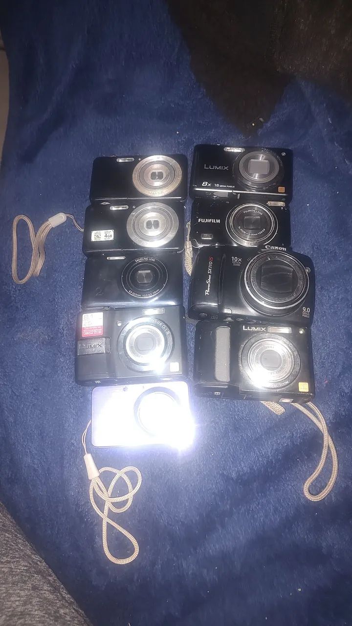 Camera digital funcionando 