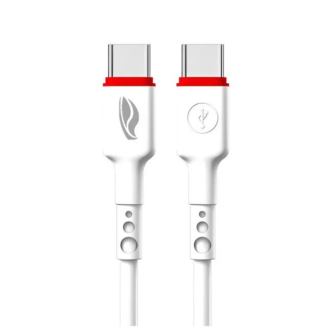 Cabo Cel C3Tech USB-C para USB-C 1M 3A CB-P100WH - WZetta - Foto 3