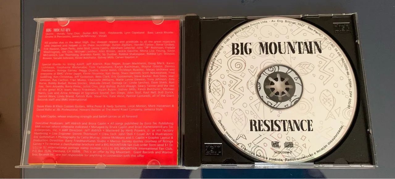 CD Big Mountain - Resistance - Foto 3