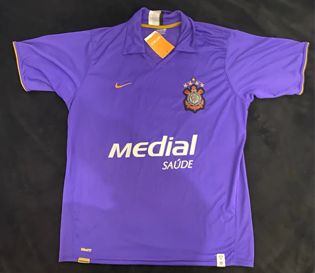 Camiseta Corinthians raridade 2008 - Medial Saúde Nova sem uso