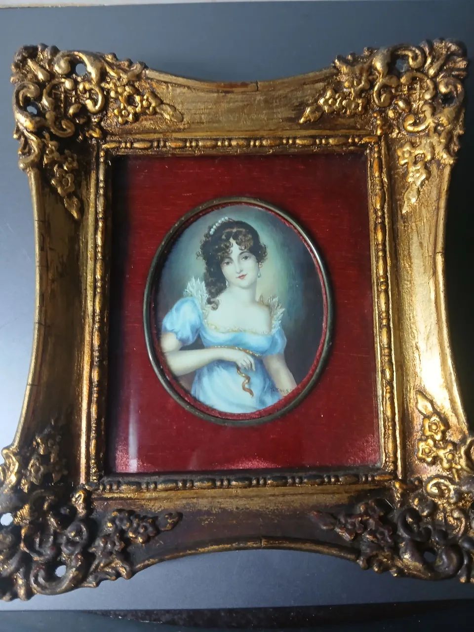 Pintura ao óleo de epoca 