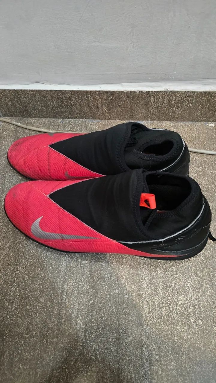 Nike Phantom Vision 2 Club Futsal Vermelho Preto - Chuteira - Foto 2