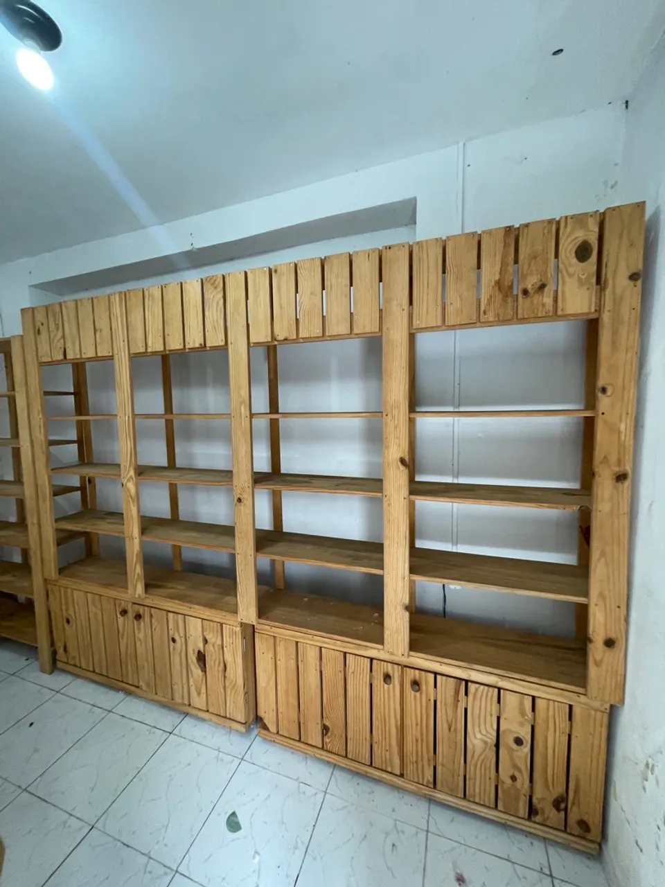 Móveis rústicos em madeira